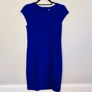 Royal Blue Fitted Dress Size Medium